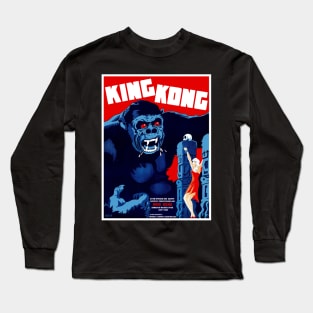 Vintage King Kong Poster Long Sleeve T-Shirt